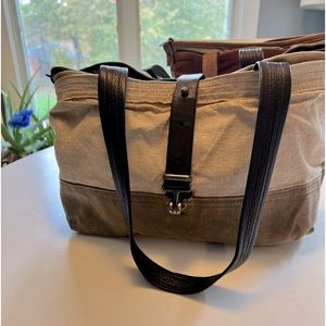 Rough and Tumble Classic Tote- Lacquer Linen